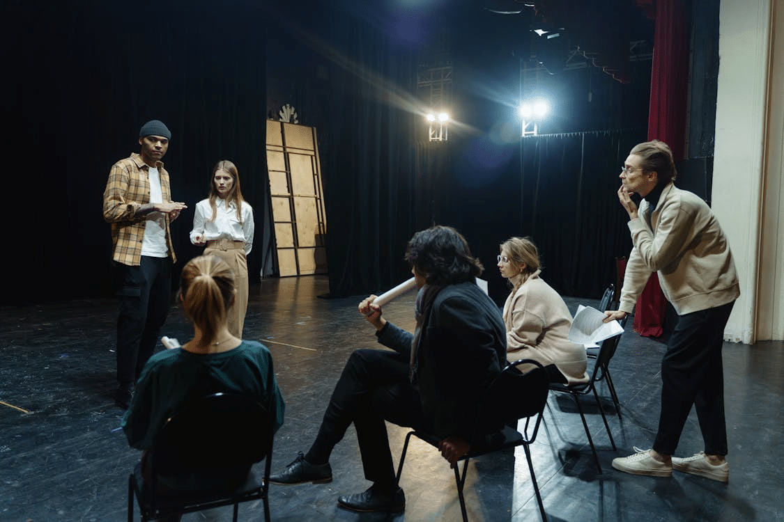 A group of creative people