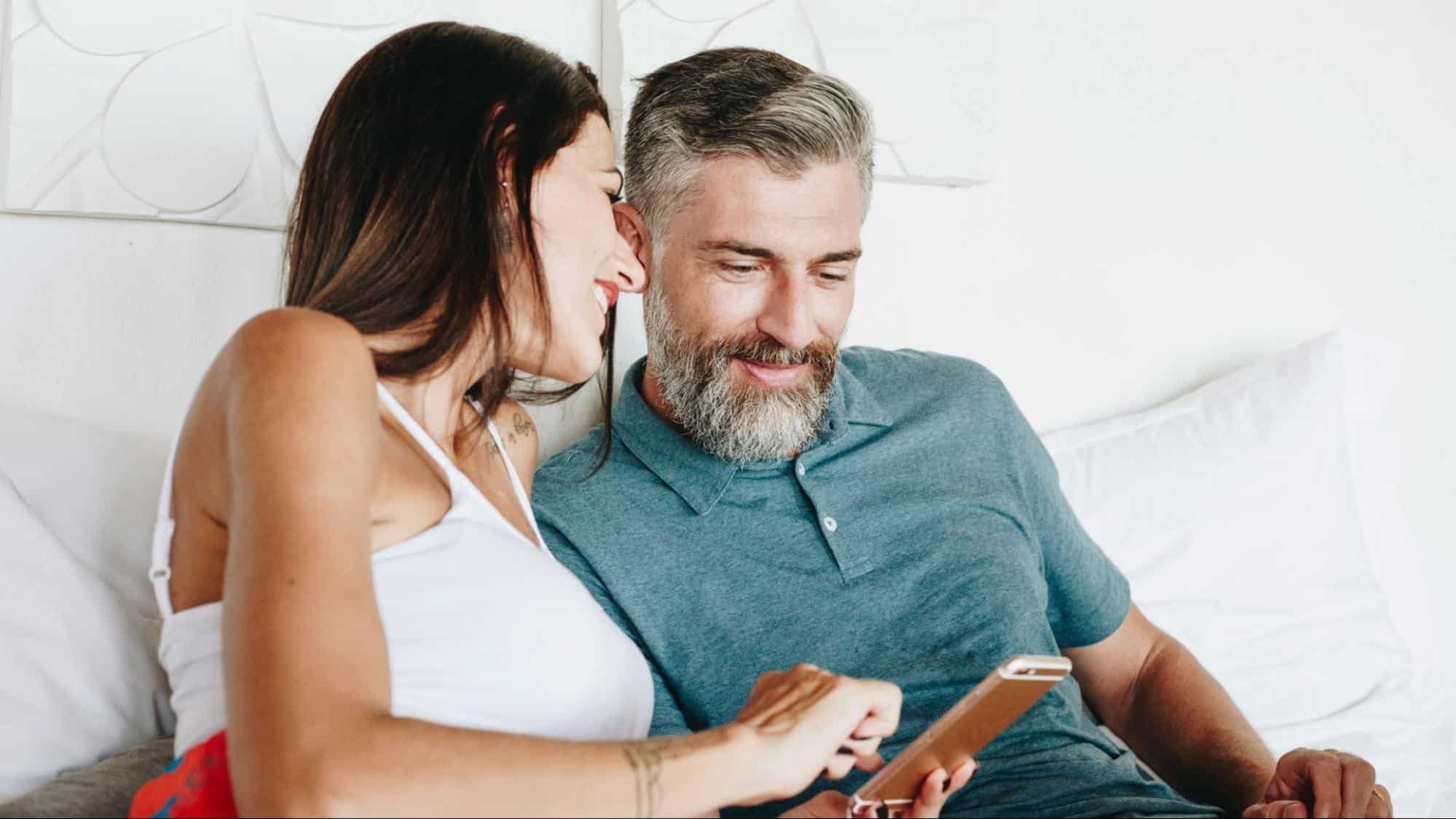 A man and woman together