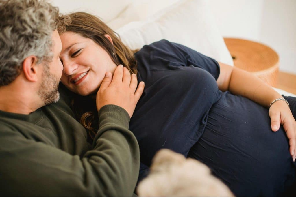 A man and woman together