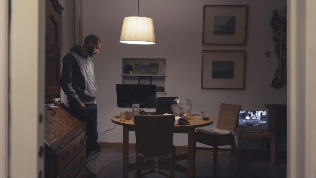 A man alone