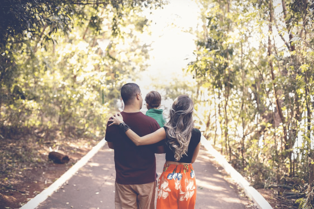 A family walking together