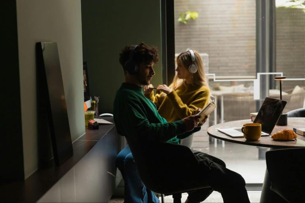 A man and woman together