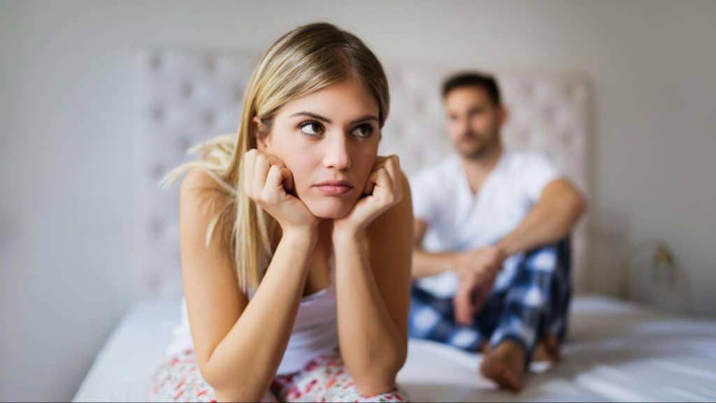 Woman looking bored