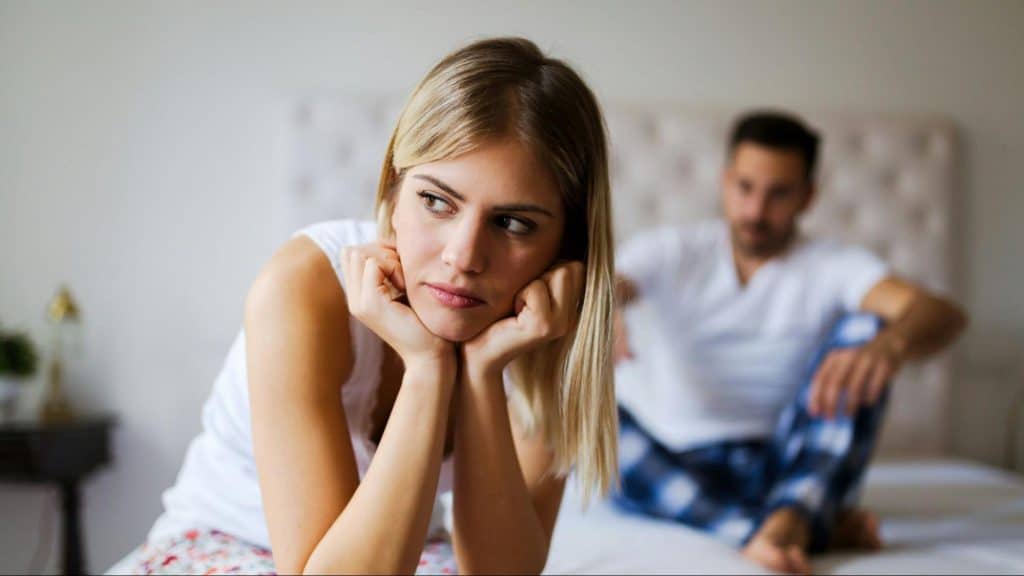 A woman thinking about their relationship