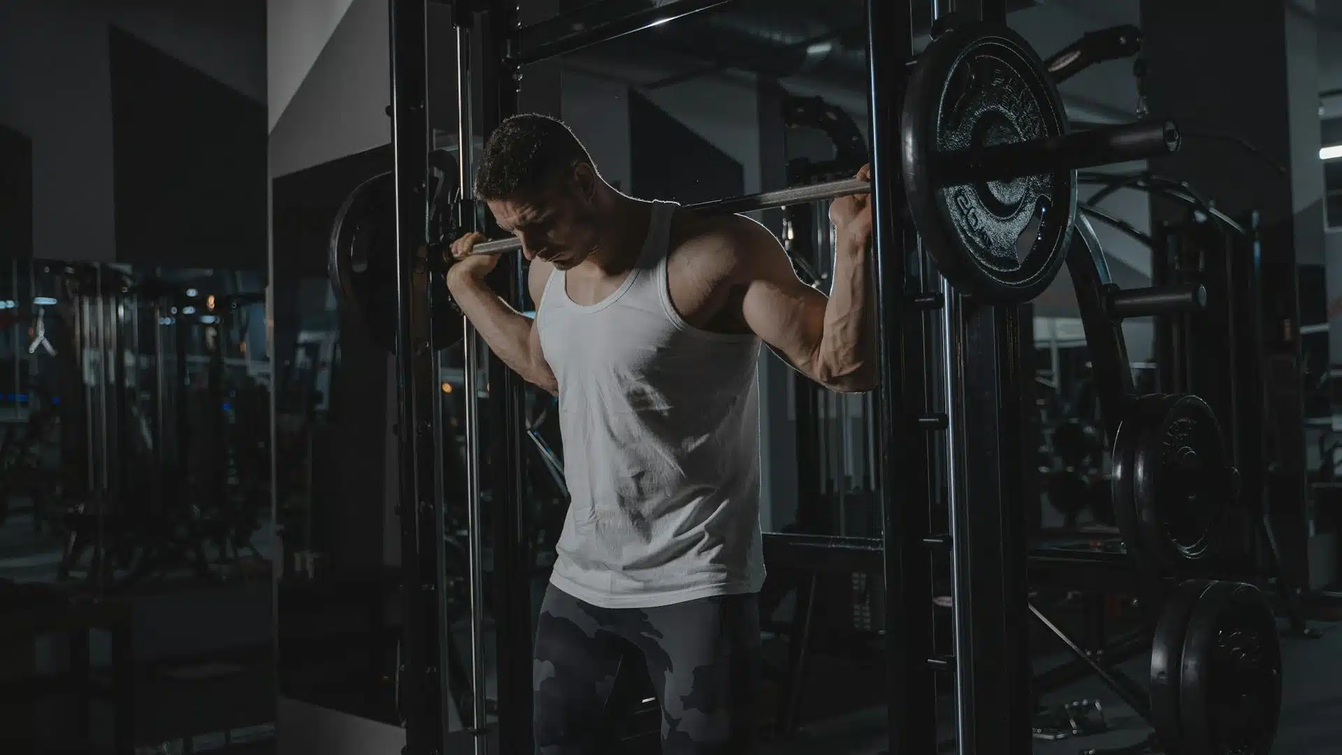 A man working out