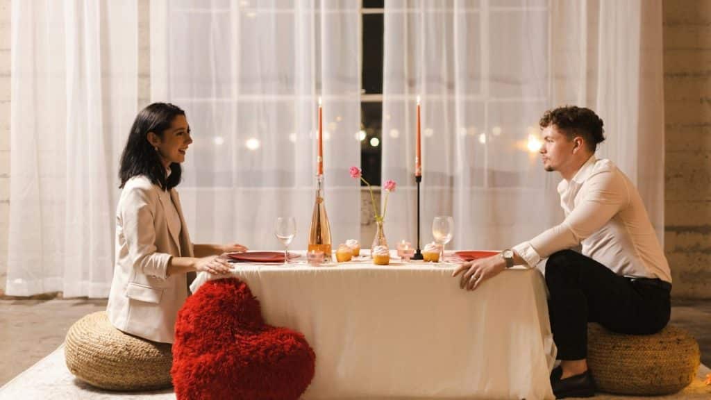 A man prepared a quality lounge for woman