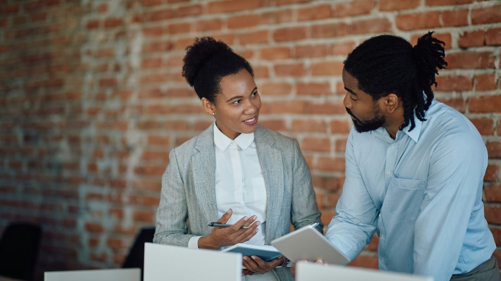 A man tries to avoid planning with woman