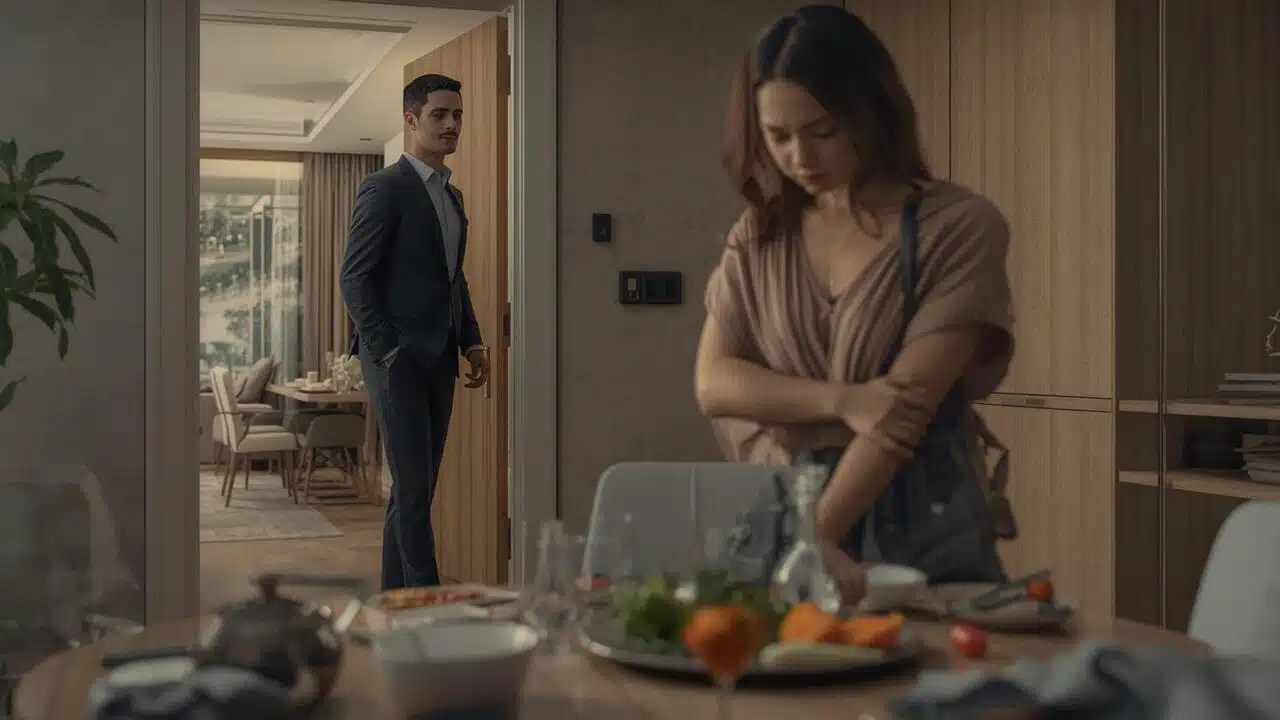 A man about to leave without saying thank you