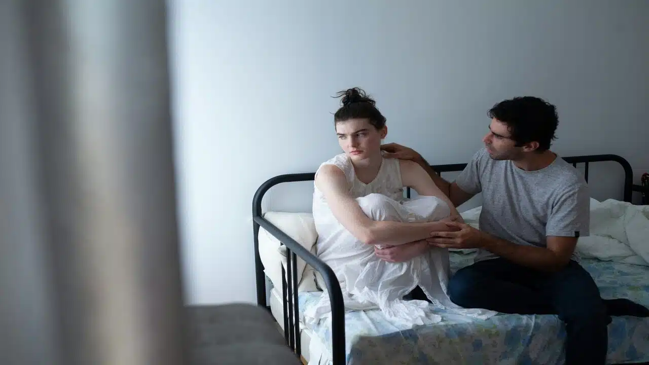 A couple having marital problems