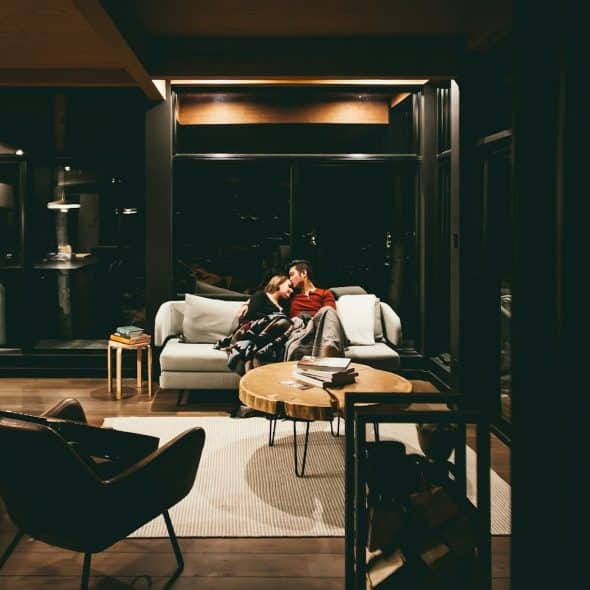A quiet emotional moment of a couple