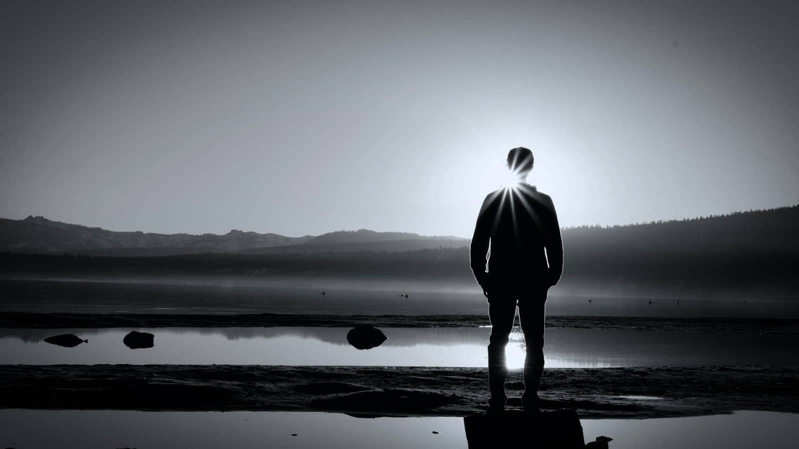 An introspective male portrait