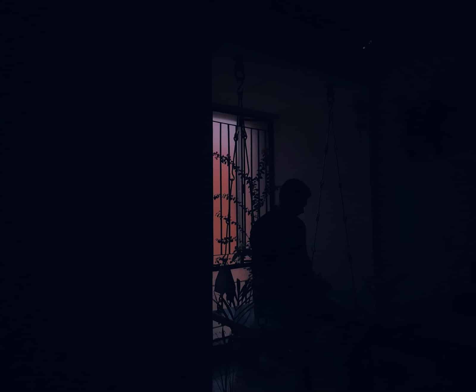A reflective male evening light