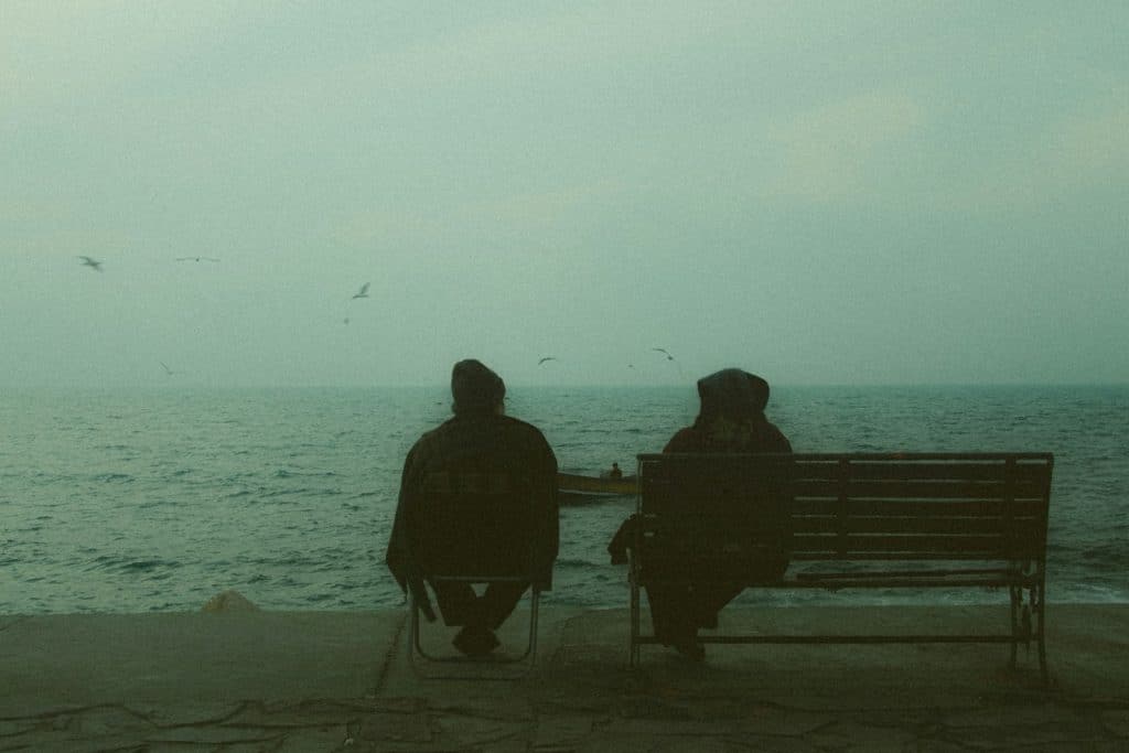 person emotionally distant