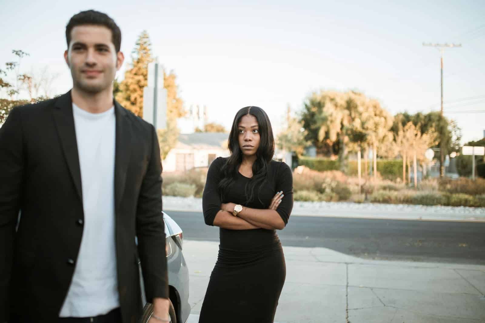 A man feeling confident