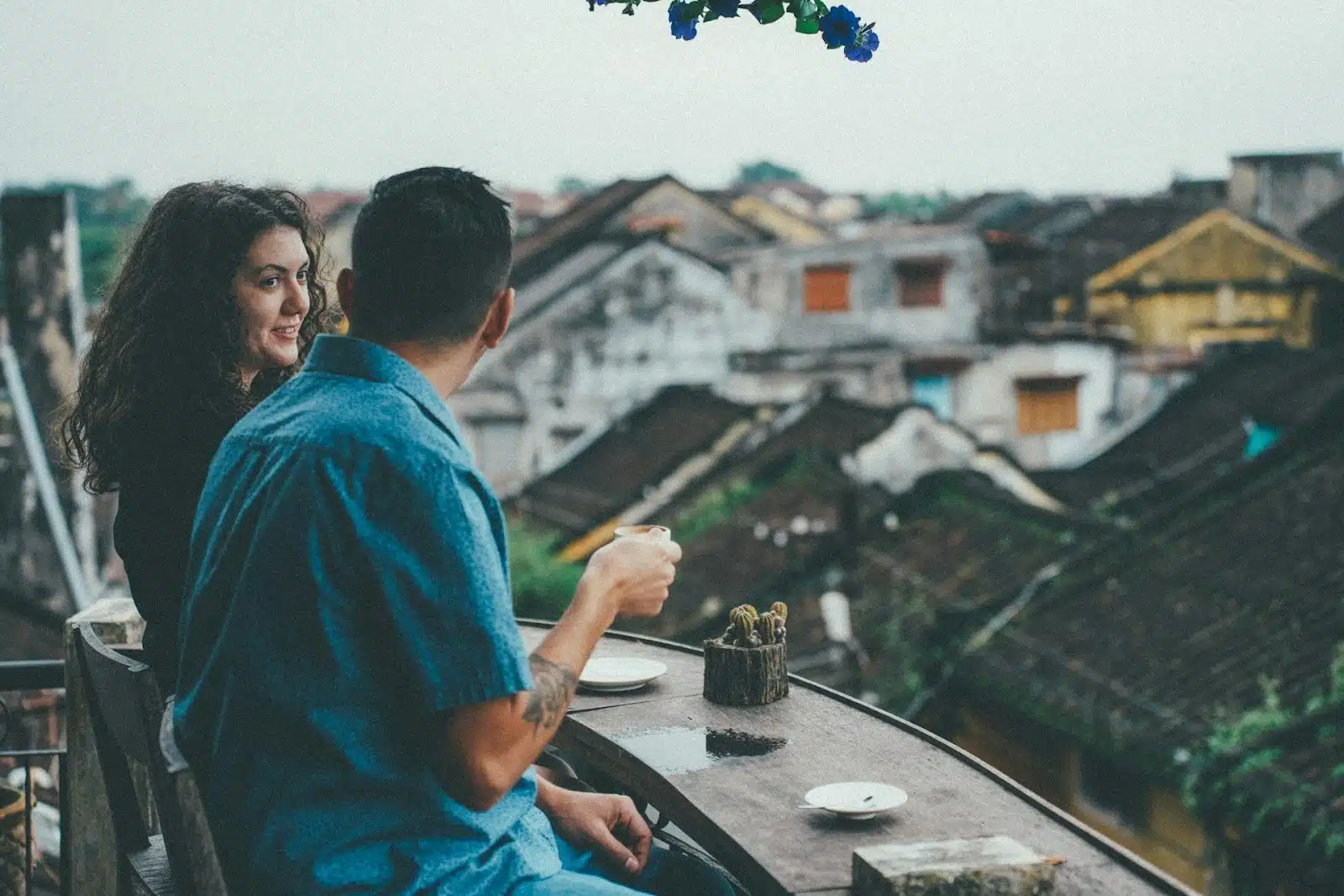 couple social setting