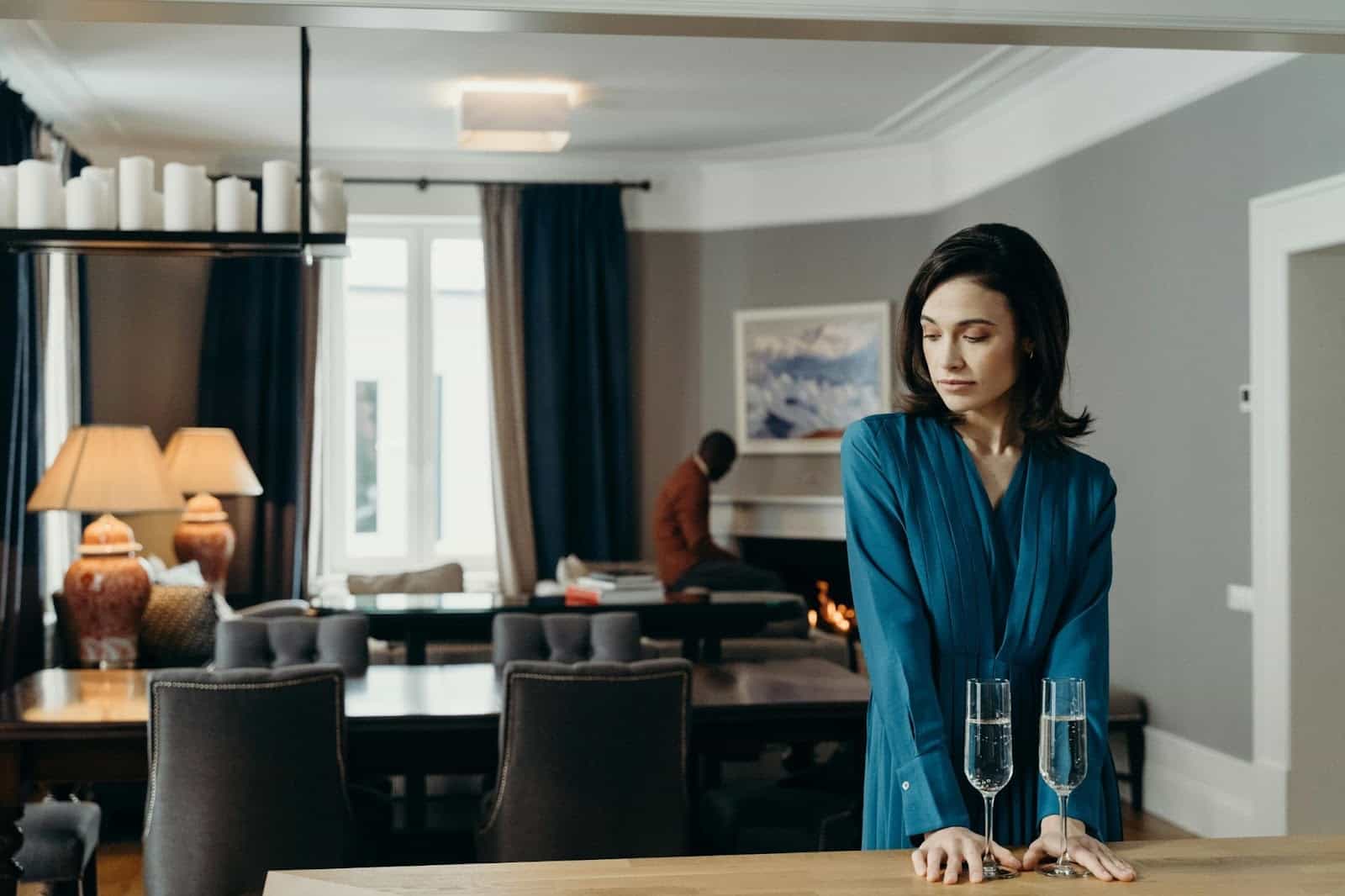 Woman thinking about man’s behavior