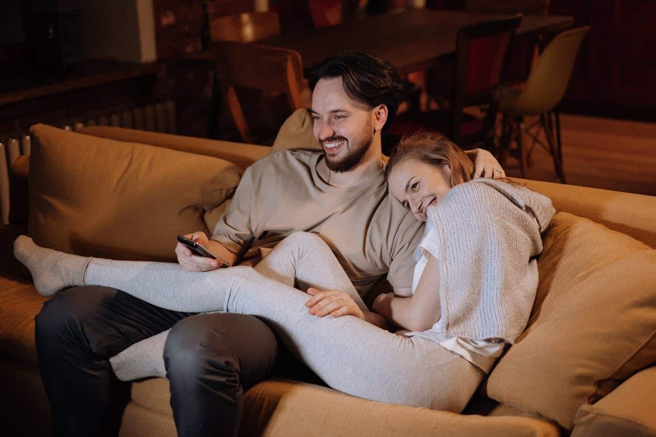 couple at home together