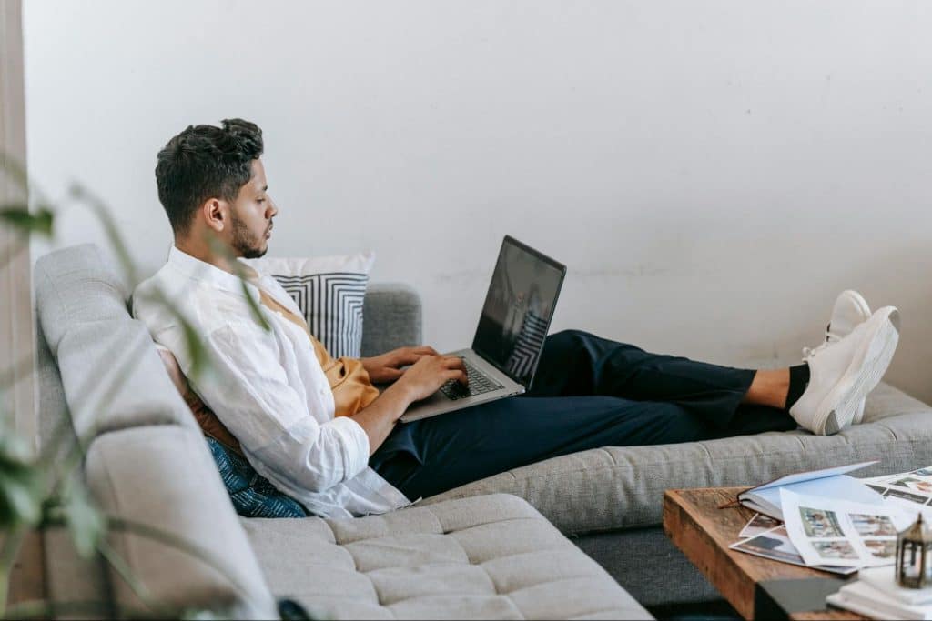 A man planning