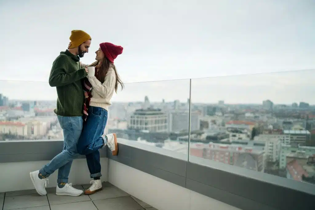 modern urban couple