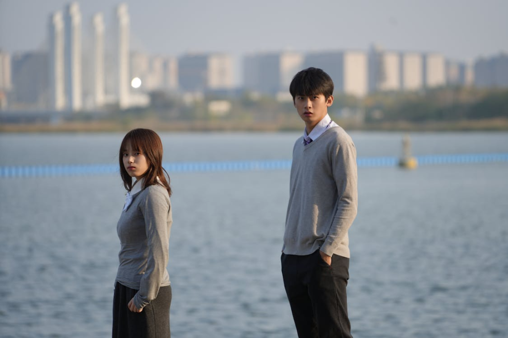 Couple Standing by Waterfront