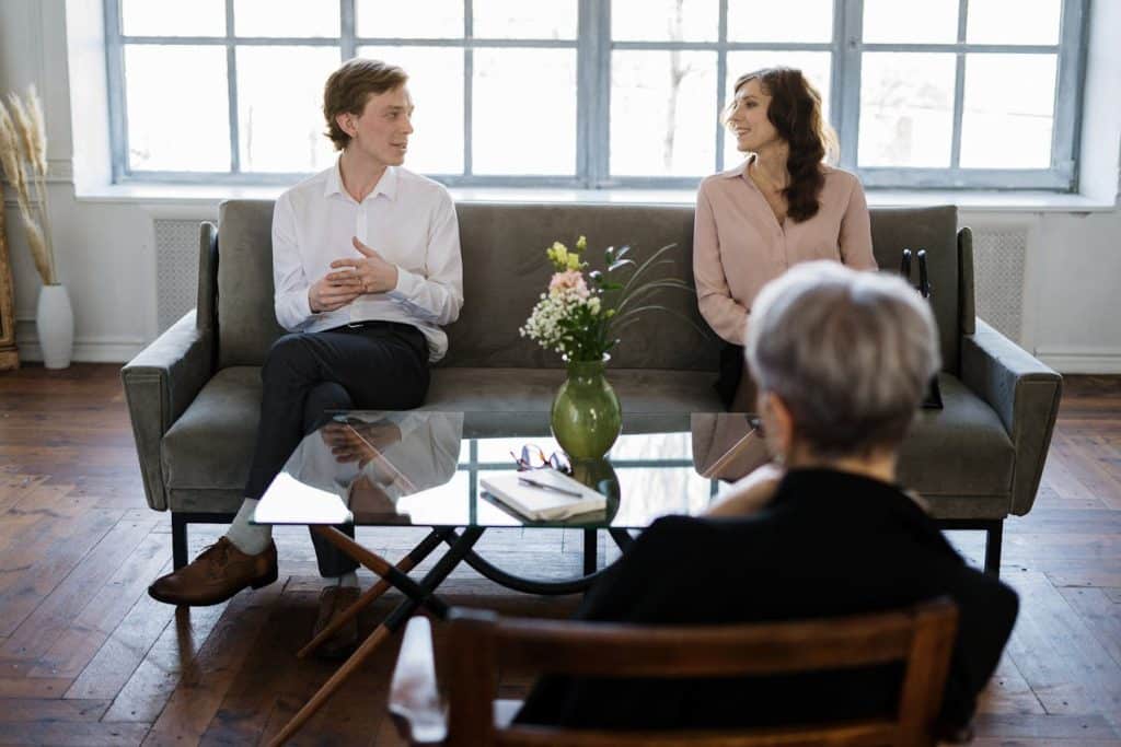 parents discussing schedule