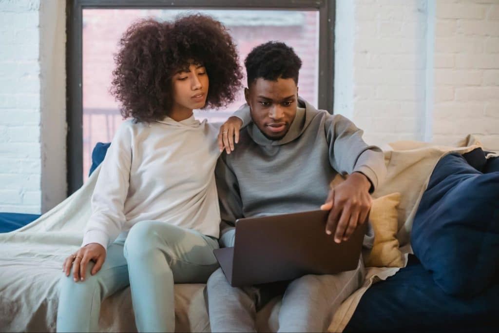 Woman interested with man’s work