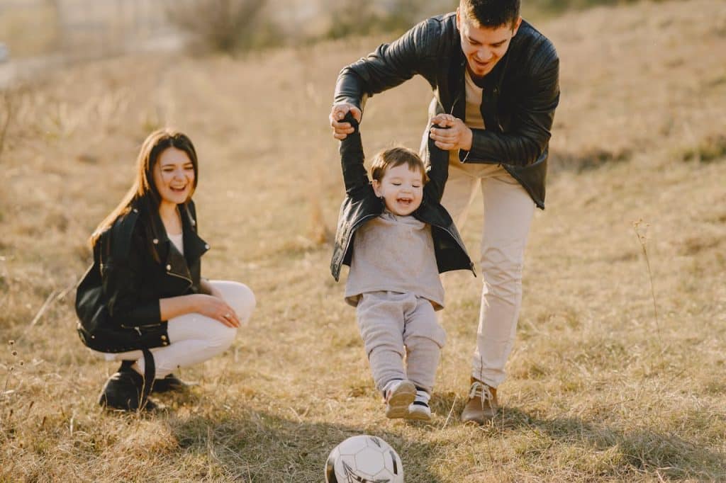 parent outdoors