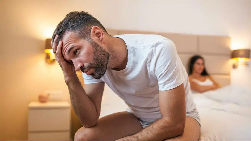 A man getting mad to woman