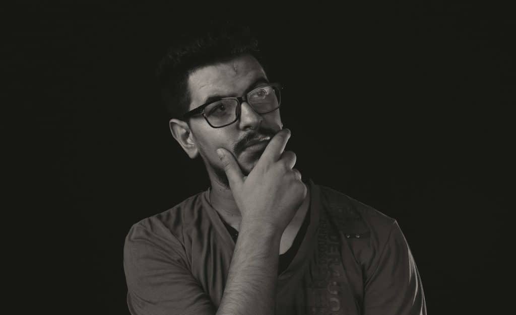 thoughtful spouse alone
