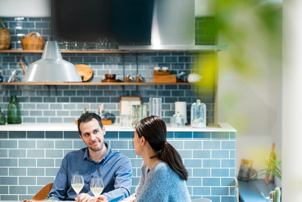 couple concerned conversation