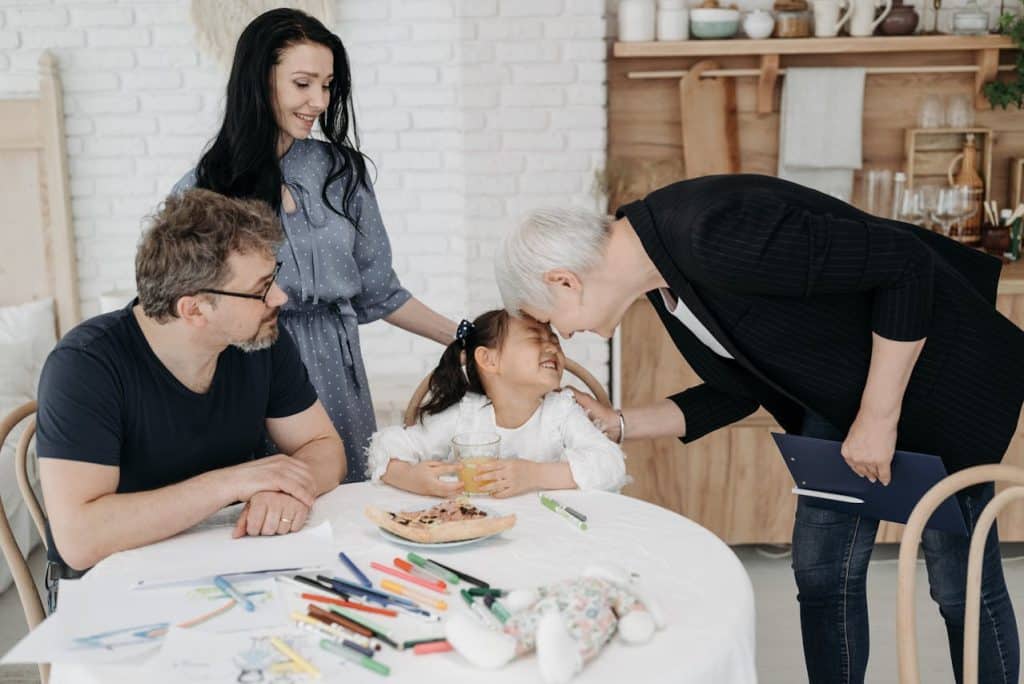 parents calm discussion