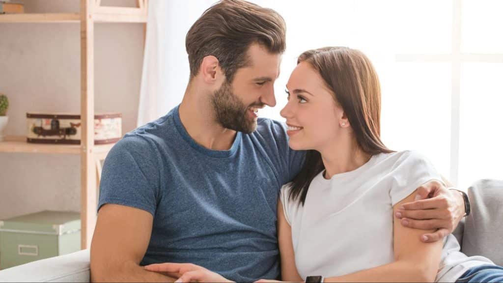 A man and woman together