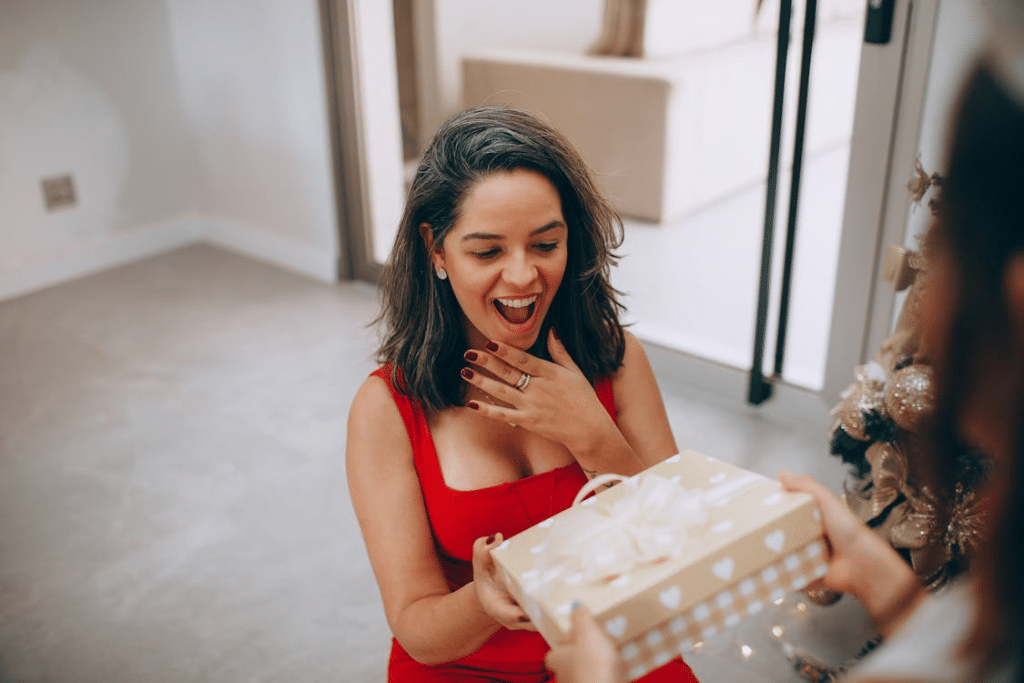 A happy woman