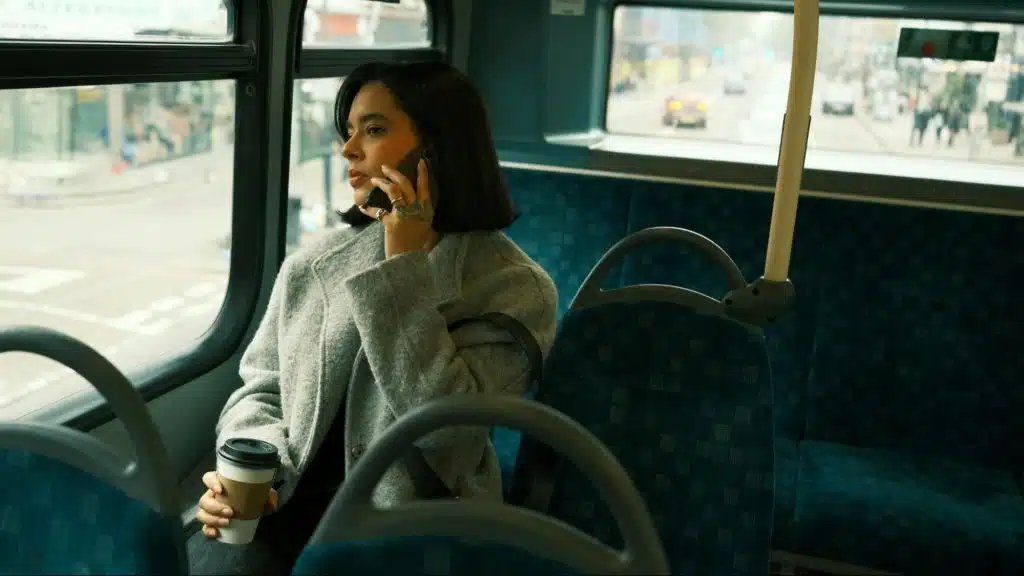Woman waiting for the man’s answer to their plans