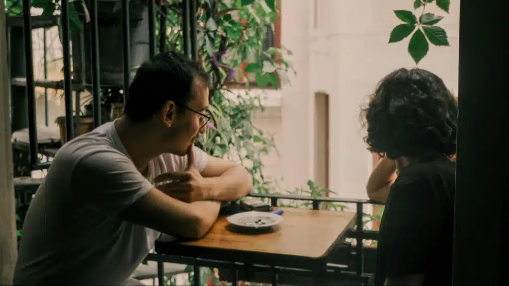 A man and woman together