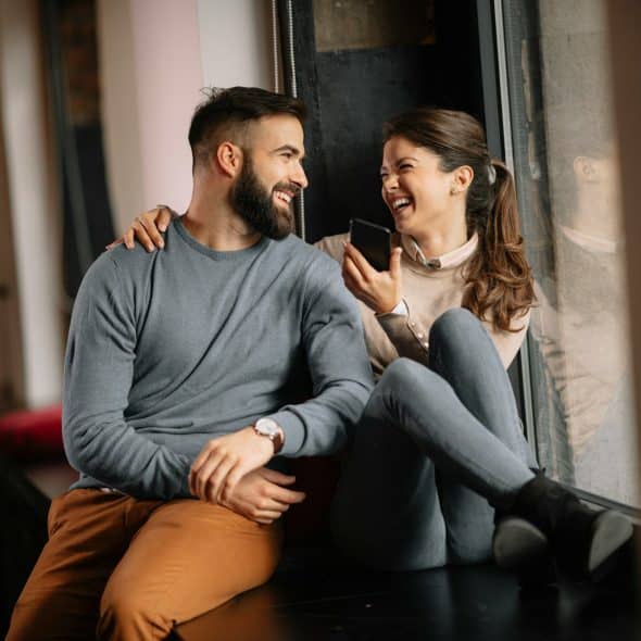 happy couple