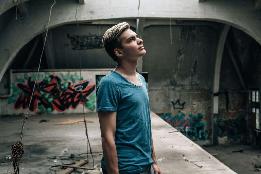 Alt text: serious young boy