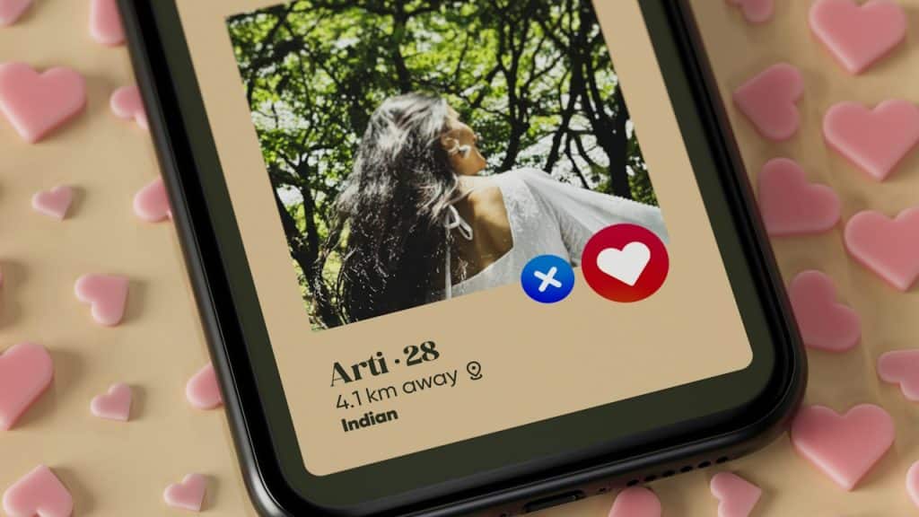 A cell phone with a profile picture of a woman on it.
