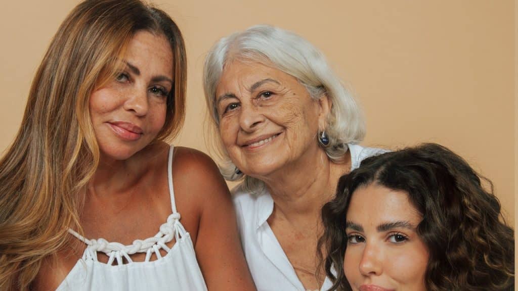 A group of women posing for a picture.
