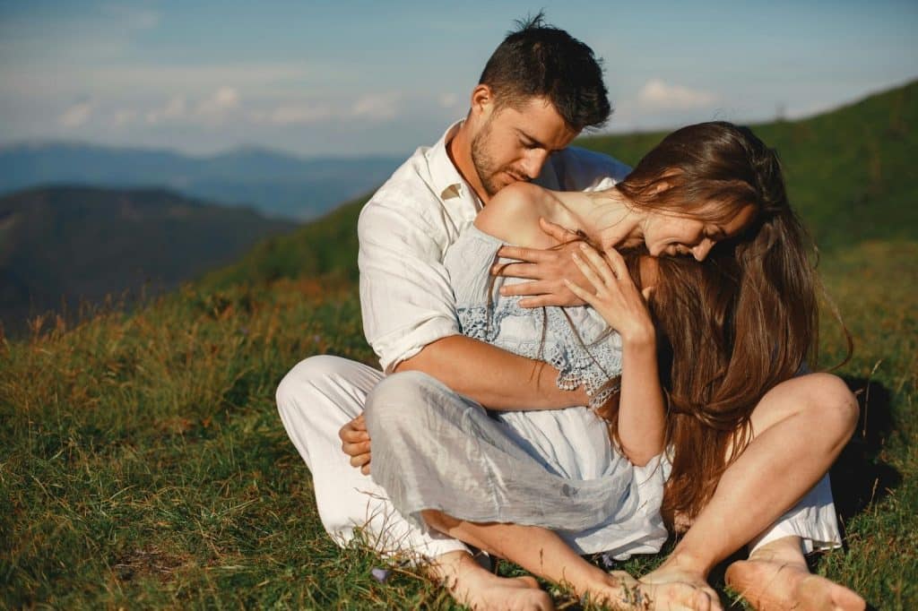 A man and woman together