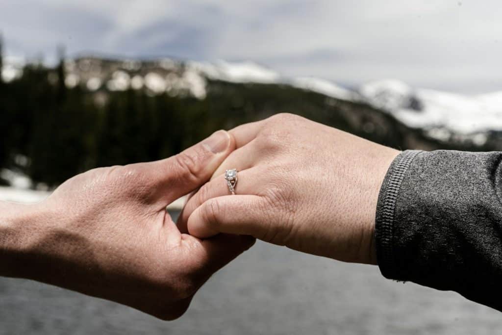 couple engagement ring