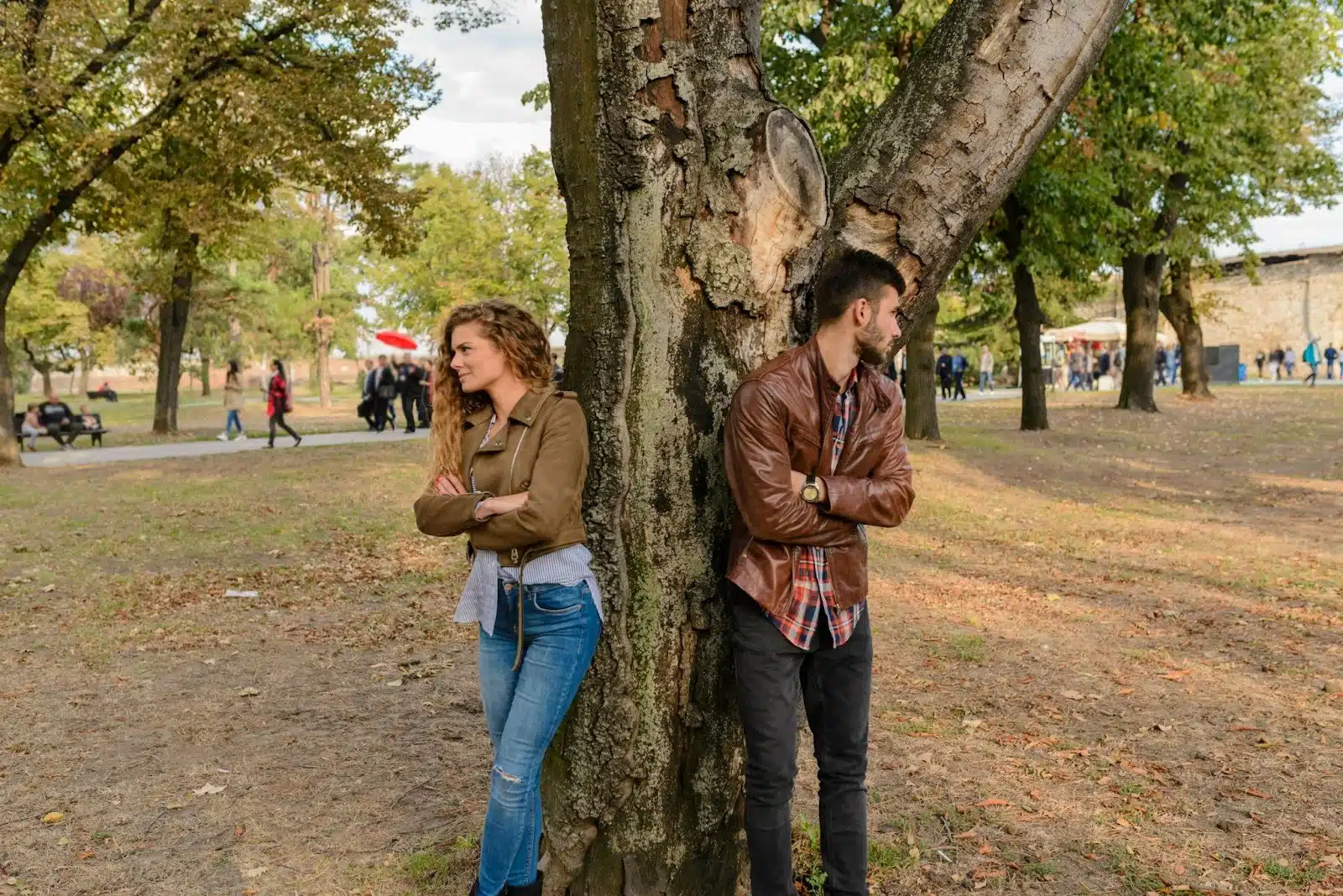 A man and woman