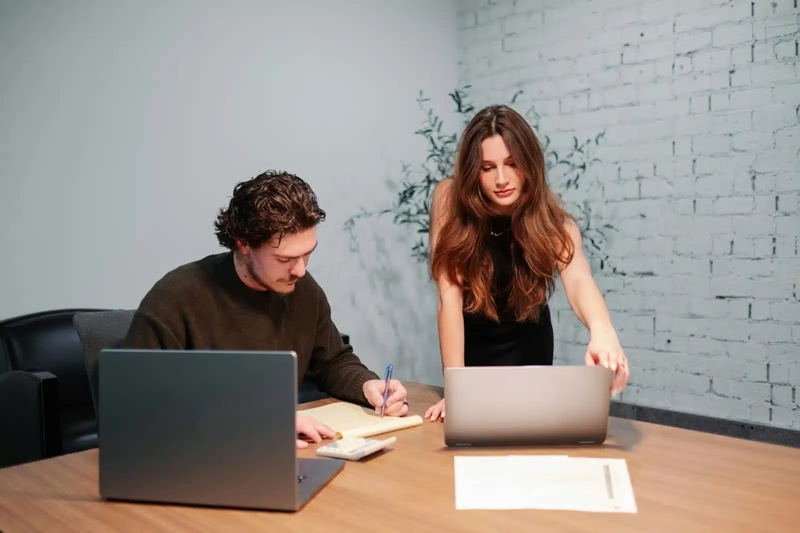 couple planning table