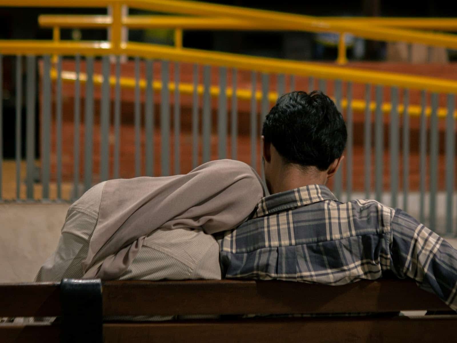 couple quiet moment