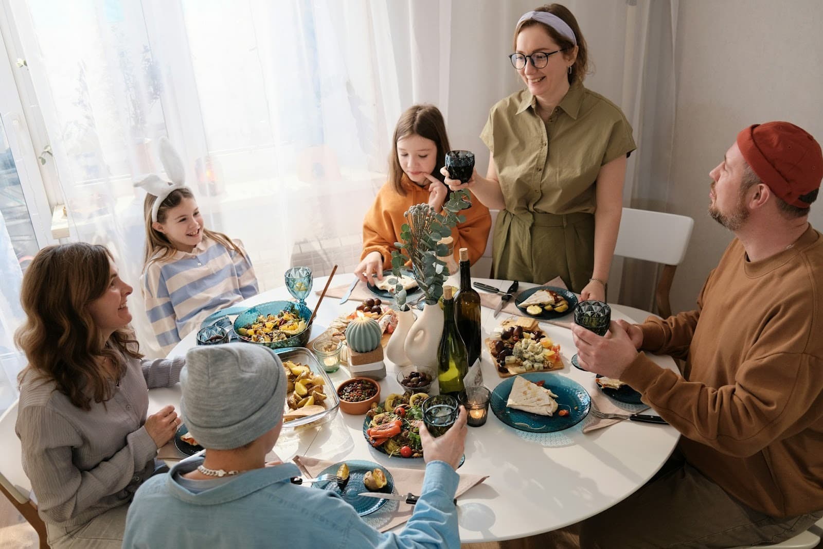 family dinner home