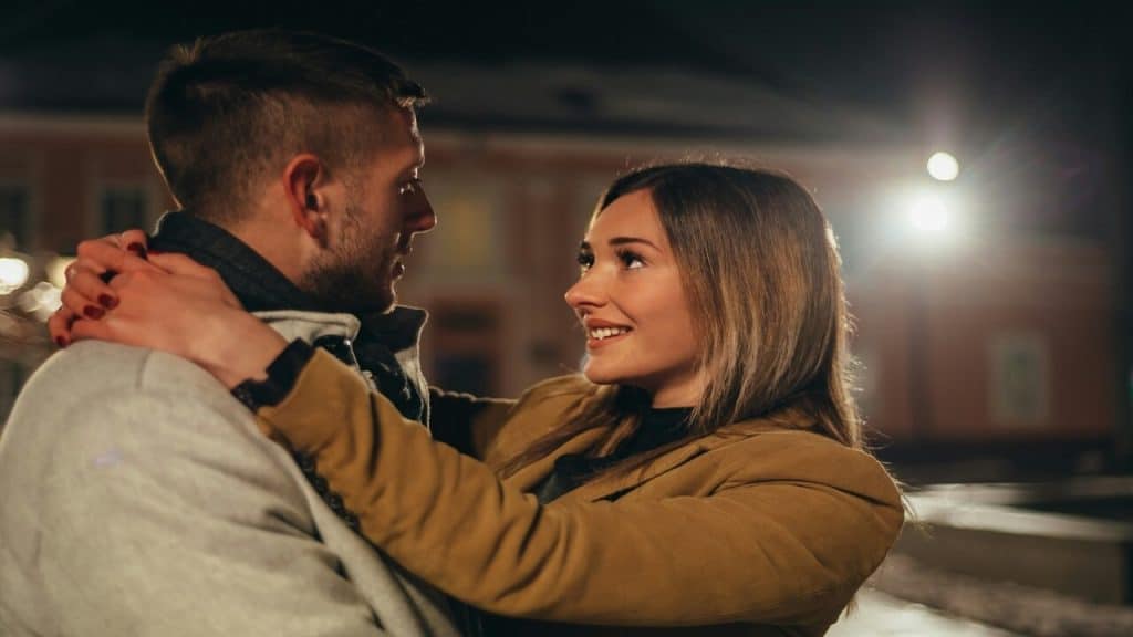 A couple on a date