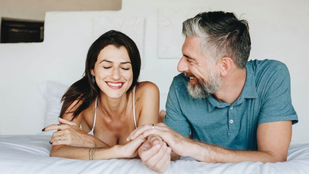 A man and woman together
