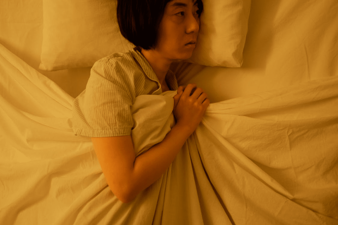 A Sad Woman in Bed