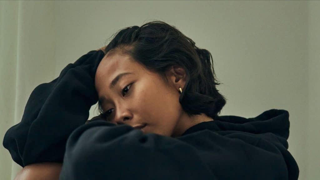 Sad woman alone