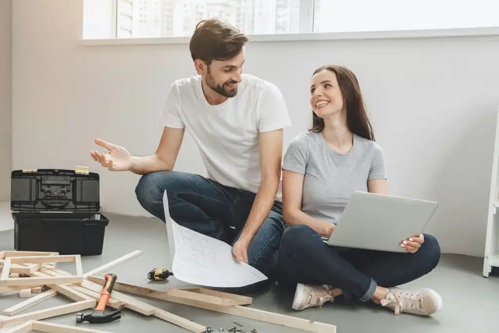 couple discussing plans